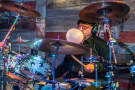 Drummer Jonas Mayer of Twin Cities Rock Band Jonah and the Whales Playing Live