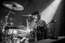 Drummer Jonas Mayer of Twin Cities Rock Band Jonah and the Whales Playing Live