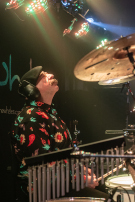Drummer Jonas Mayer of Twin Cities Rock Band Jonah and the Whales Playing Live